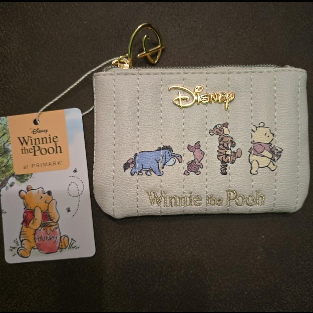 Primark Disney Winnie the Pooh Coin Purse – Quilted Wallet – Discontinued NWT
